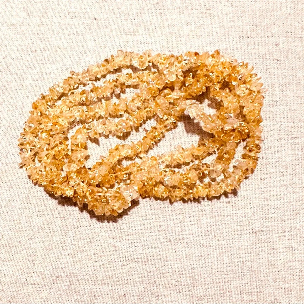 Vintage | Necklace | Citrine Chip Necklace